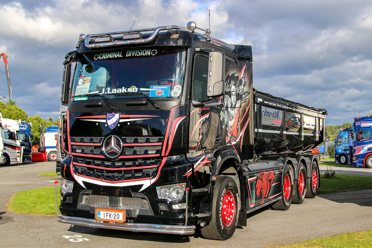 Финляндия, № IFK-20 — Mercedes-Benz Arocs (общ.м); Финляндия — Power Truck Show 2018