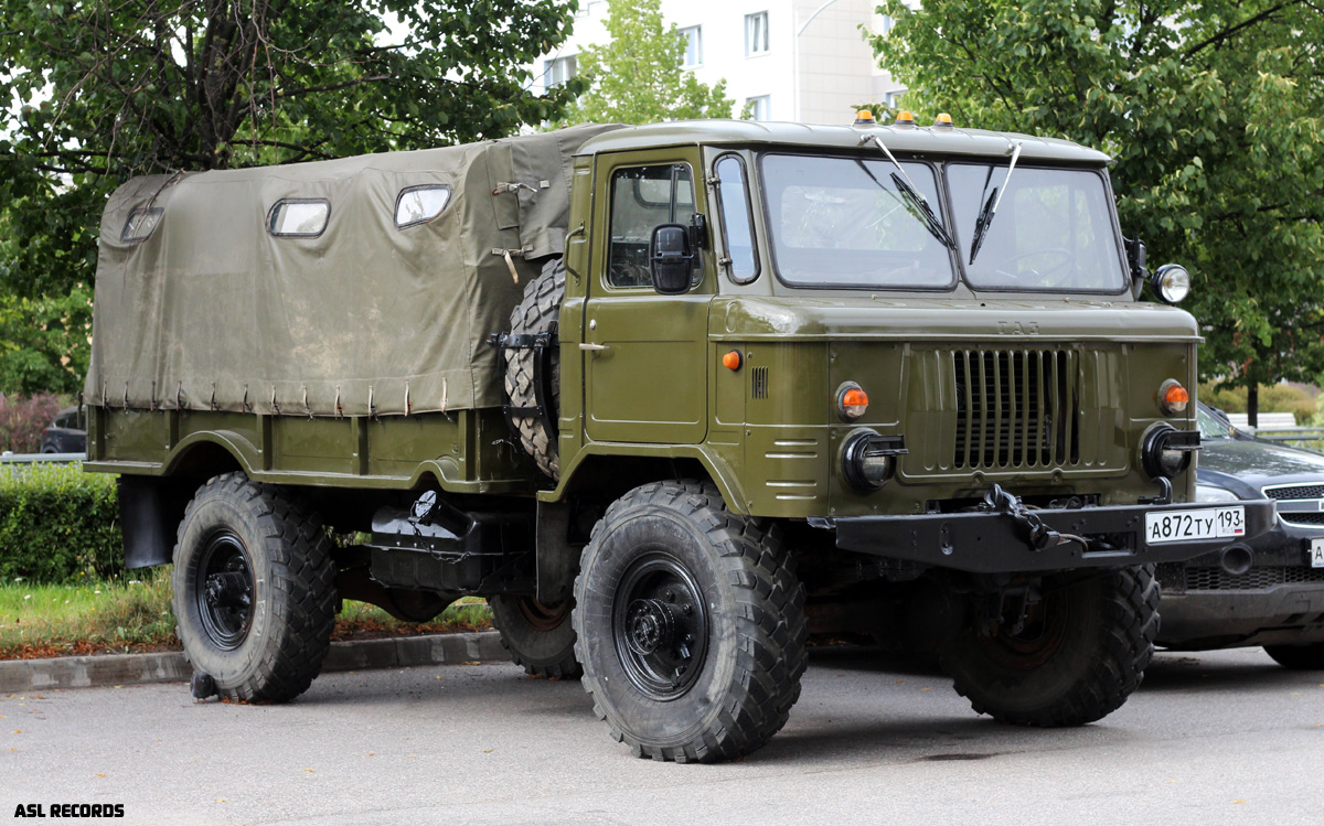 Краснодарский край, № А 872 ТУ 193 — ГАЗ-66 (общая модель)