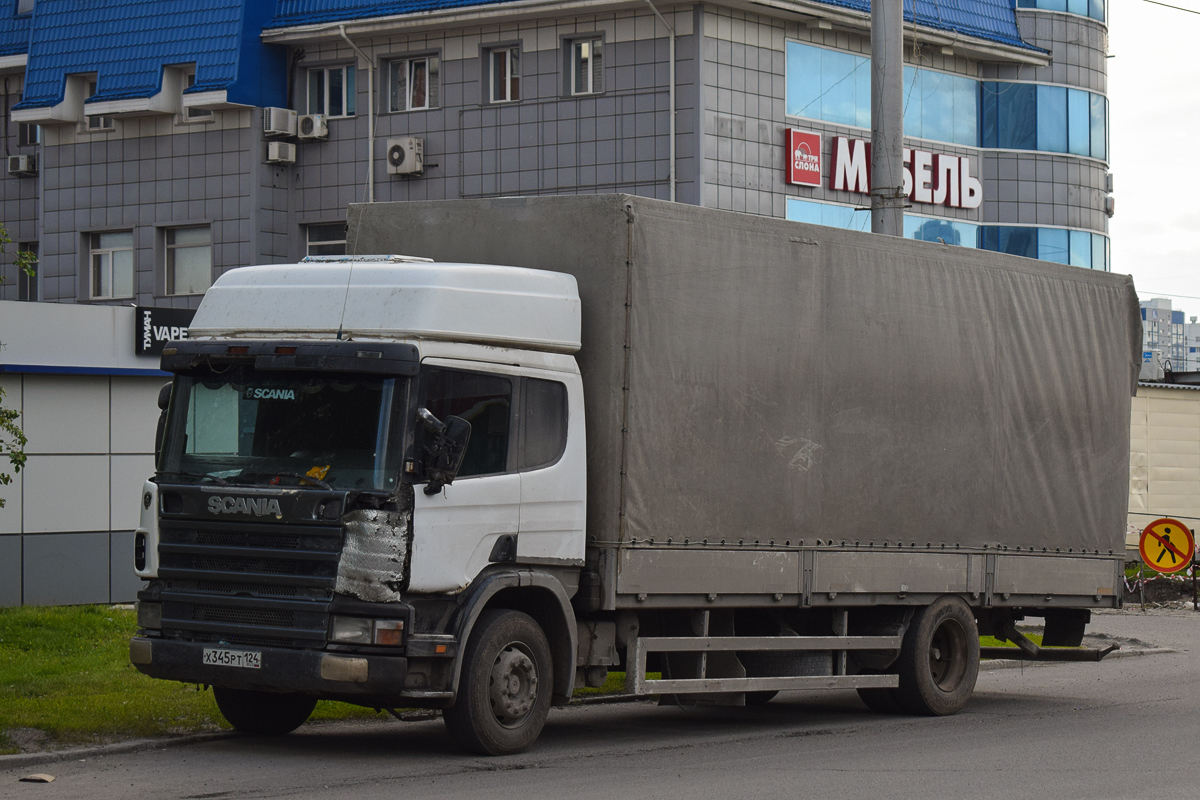 Красноярский край, № Х 345 РТ 124 — Scania ('1996) P114G