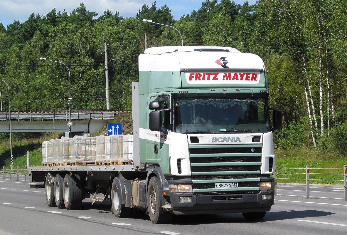 Калужская область, № О 857 УО 123 — Scania ('1996) R124L