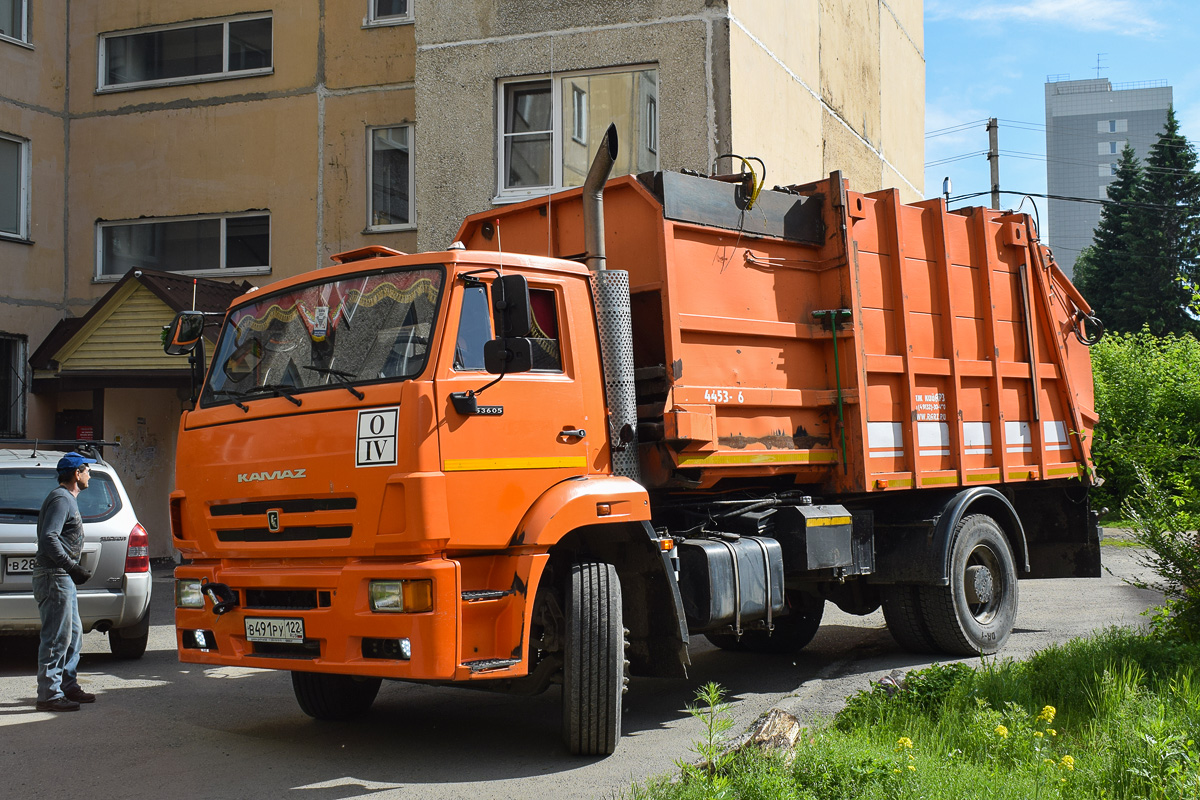 Алтайский край, № В 491 РУ 122 — КамАЗ-53605-L4(19)