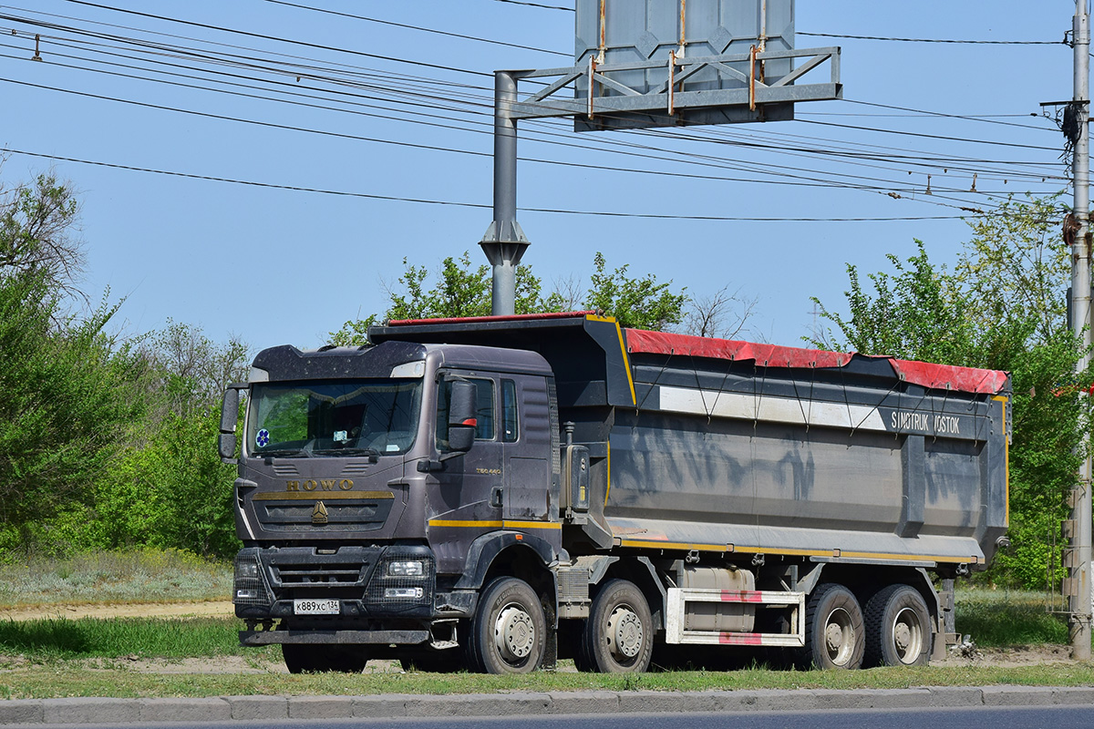 Волгоградская область, № К 889 ХС 134 — Howo T5G ZZ3317