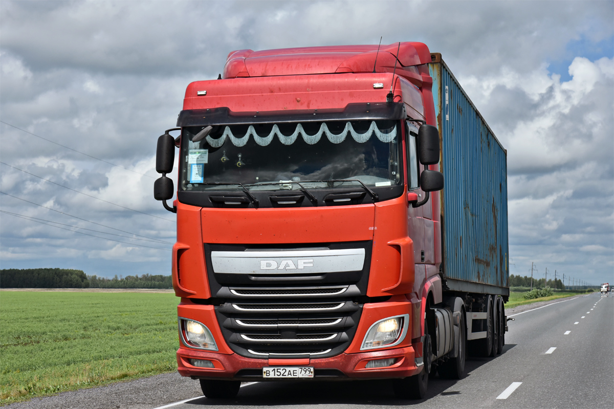 Москва, № В 152 АЕ 799 — DAF XF Euro6 FT