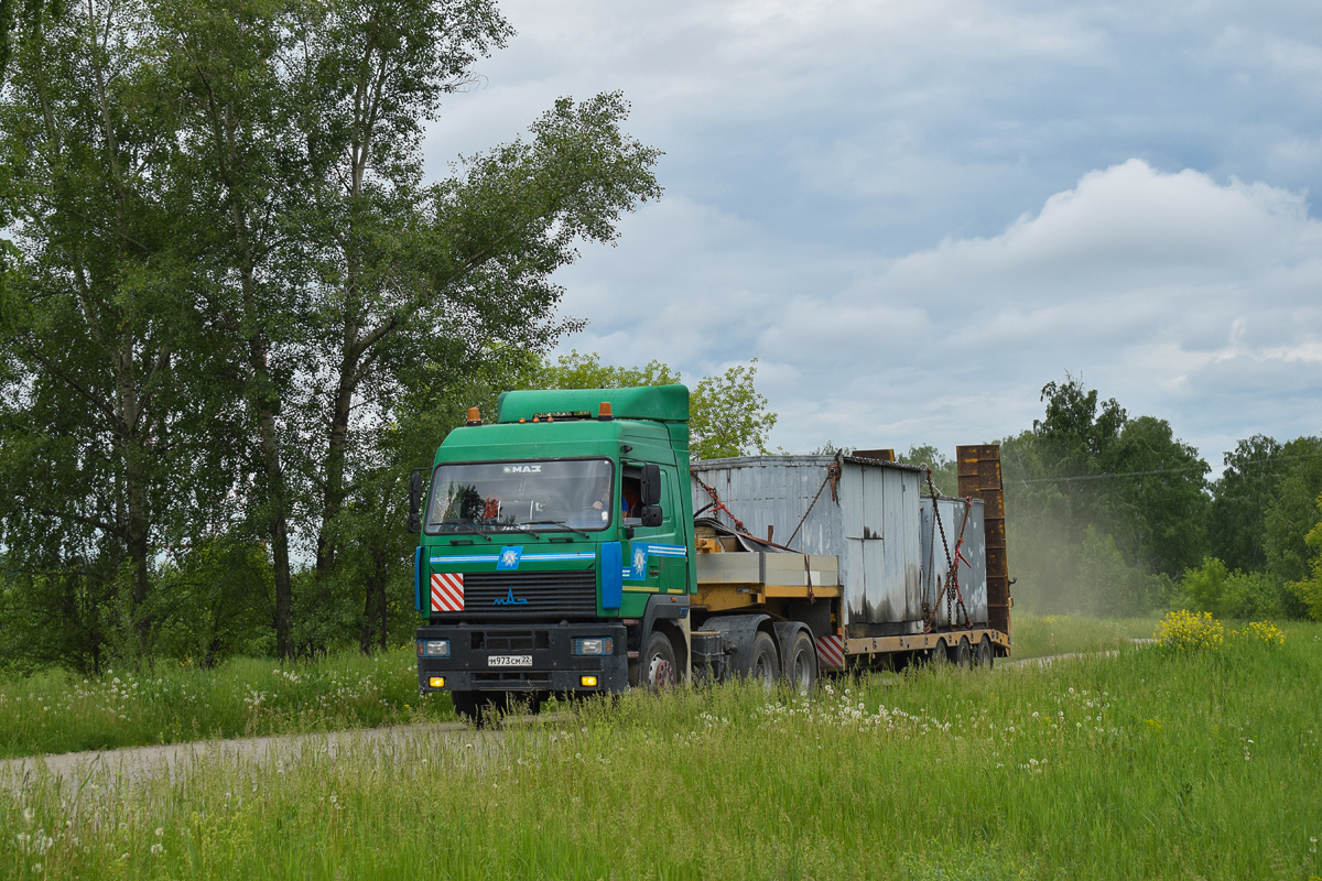 Алтайский край, № М 973 СМ 22 — МАЗ-6430A5