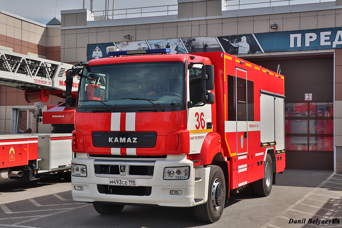 Санкт-Петербург, № М 493 СЕ 198 — КамАЗ-5325-G5(69)