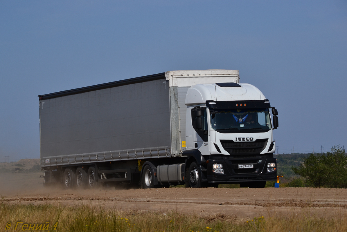 Пензенская область, № Р 689 ОТ 58 — IVECO Stralis ('2012) 420