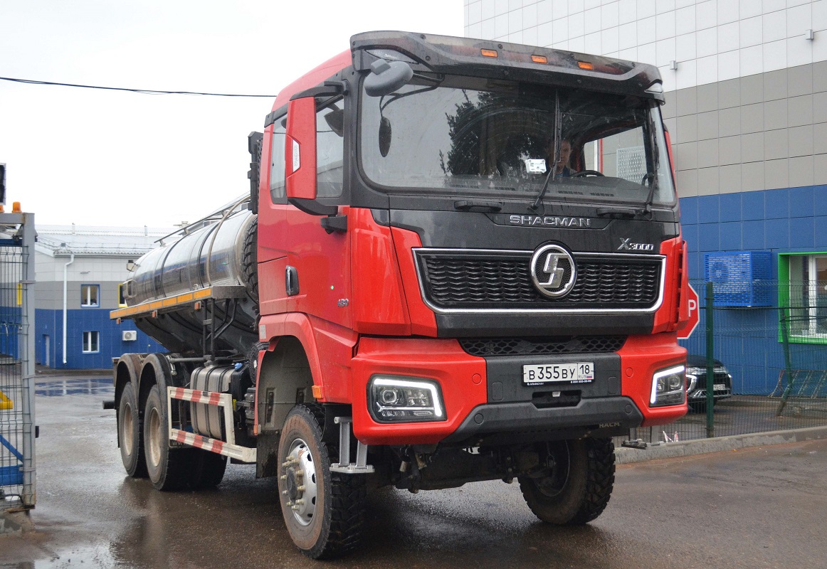 Удмуртия, № В 355 ВУ 18 — Shaanxi Shacman X3000 SX3258