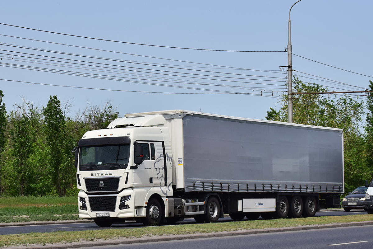Астраханская область, № У 075 НУ 30 — Sitrak C7H ZZ4186 MAX