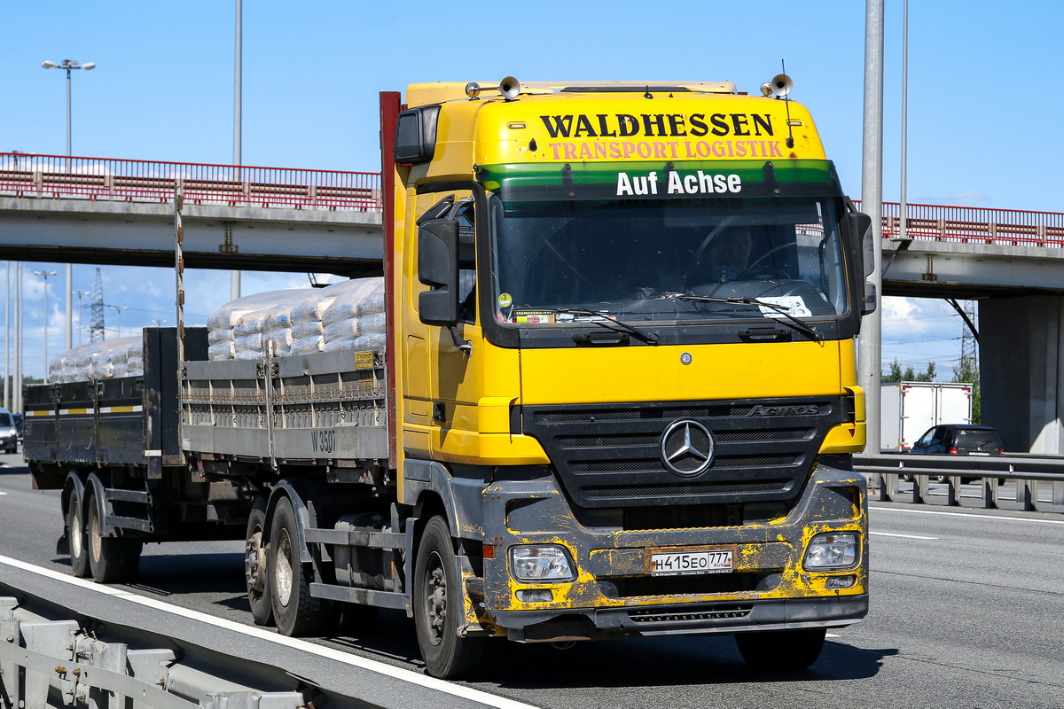Ленинградская область, № Н 415 ЕО 777 — Mercedes-Benz Actros ('2003) 2541