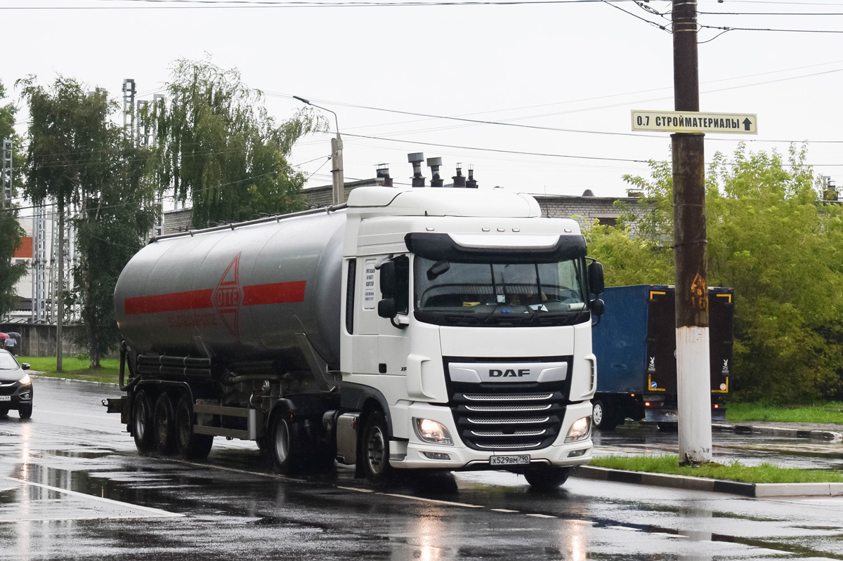 Московская область, № Х 529 ВМ 790 — DAF XF Euro6 FT