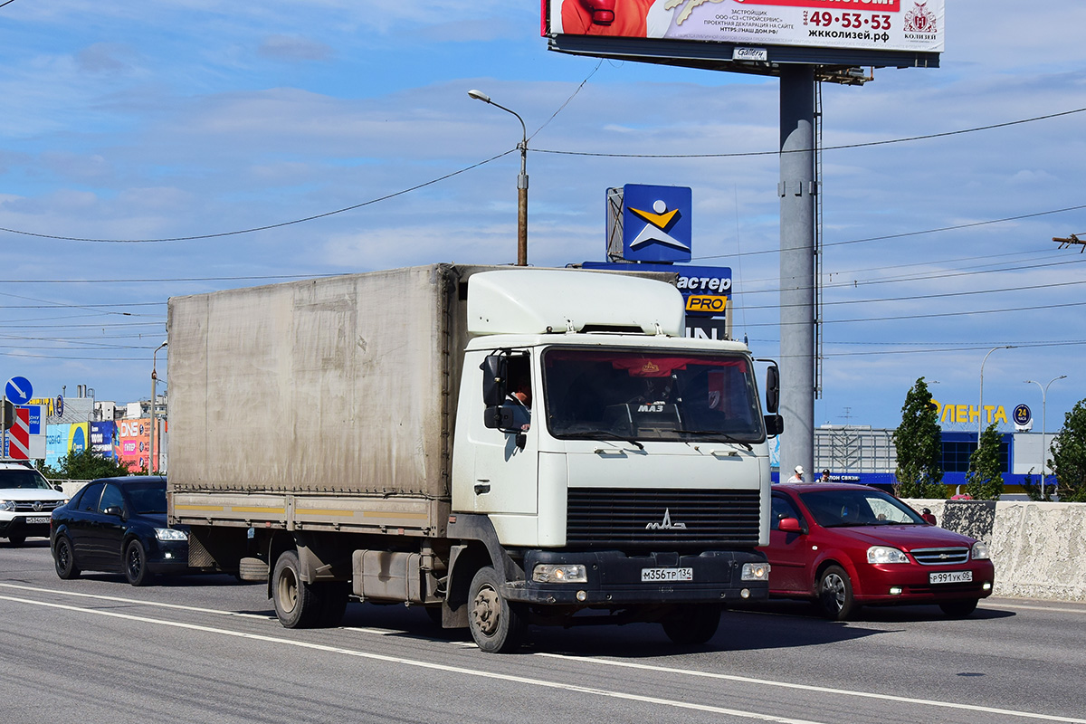 Волгоградская область, № М 356 ТР 134 — МАЗ-437143