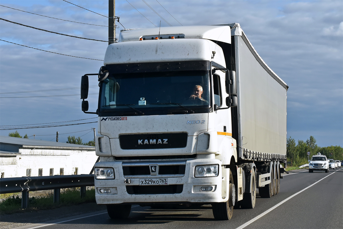 Самарская область, № Х 329 КО 763 — КамАЗ-5490-S5(87)
