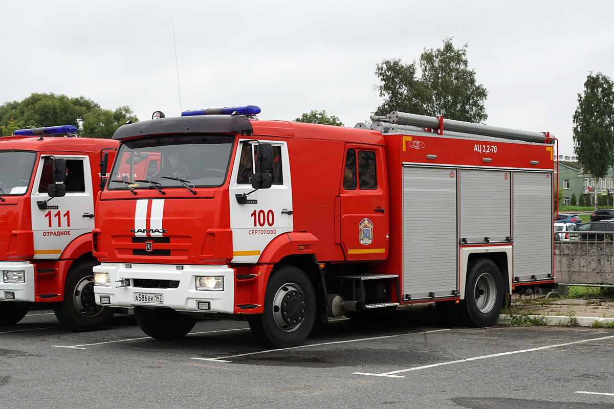 Ленинградская область, № А 586 ВК 147 — КамАЗ-43253-G5(69)