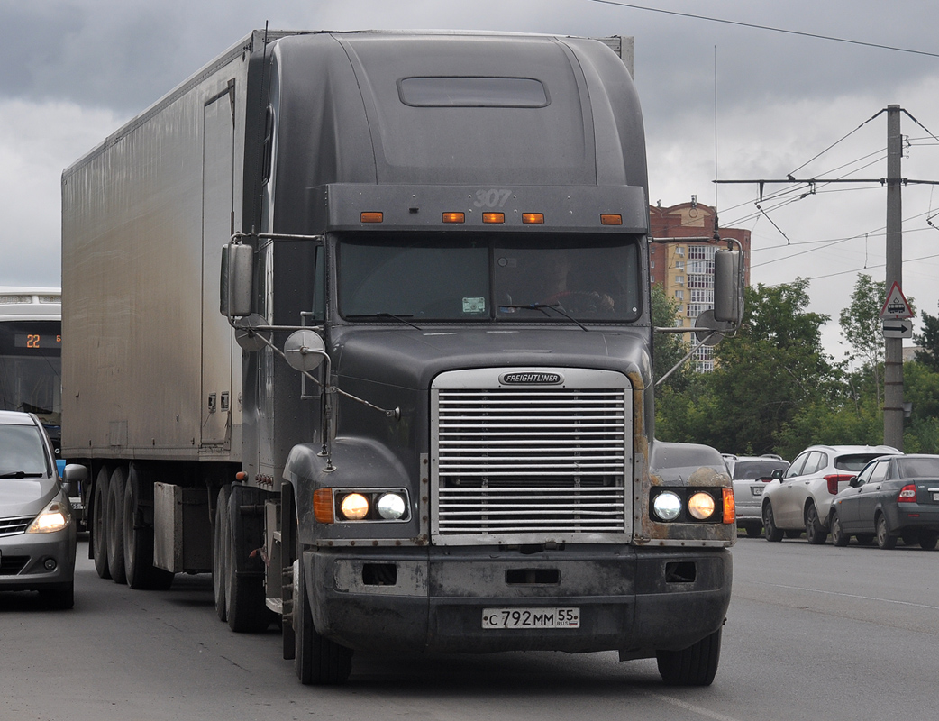 Омская область, № С 792 ММ 55 — Freightliner FLD 120