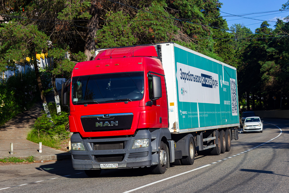 Краснодарский край, № С 901 ТО 193 — MAN TGX ('2007) 18.440