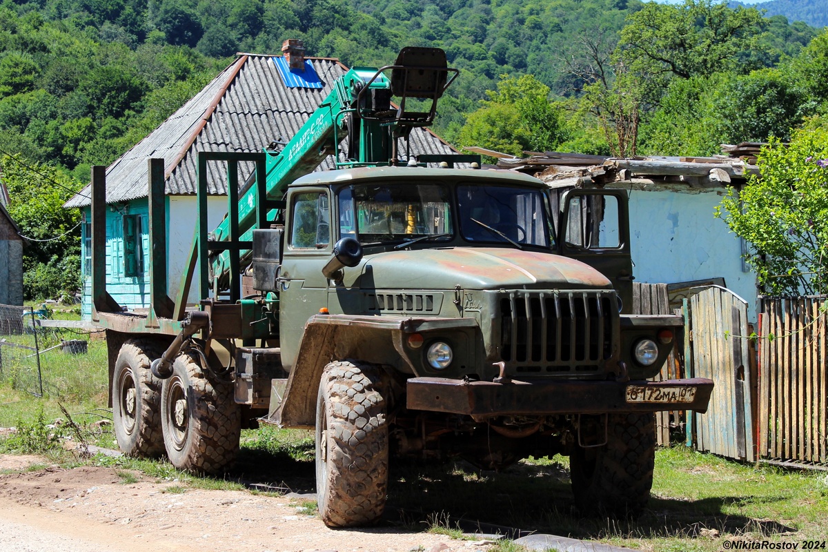 Адыгея, № О 172 МА 01 — Урал-4320-01