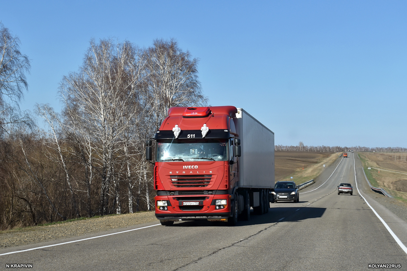 Новосибирская область, № К 511 РТ 154 — IVECO Stralis ('2002) 430