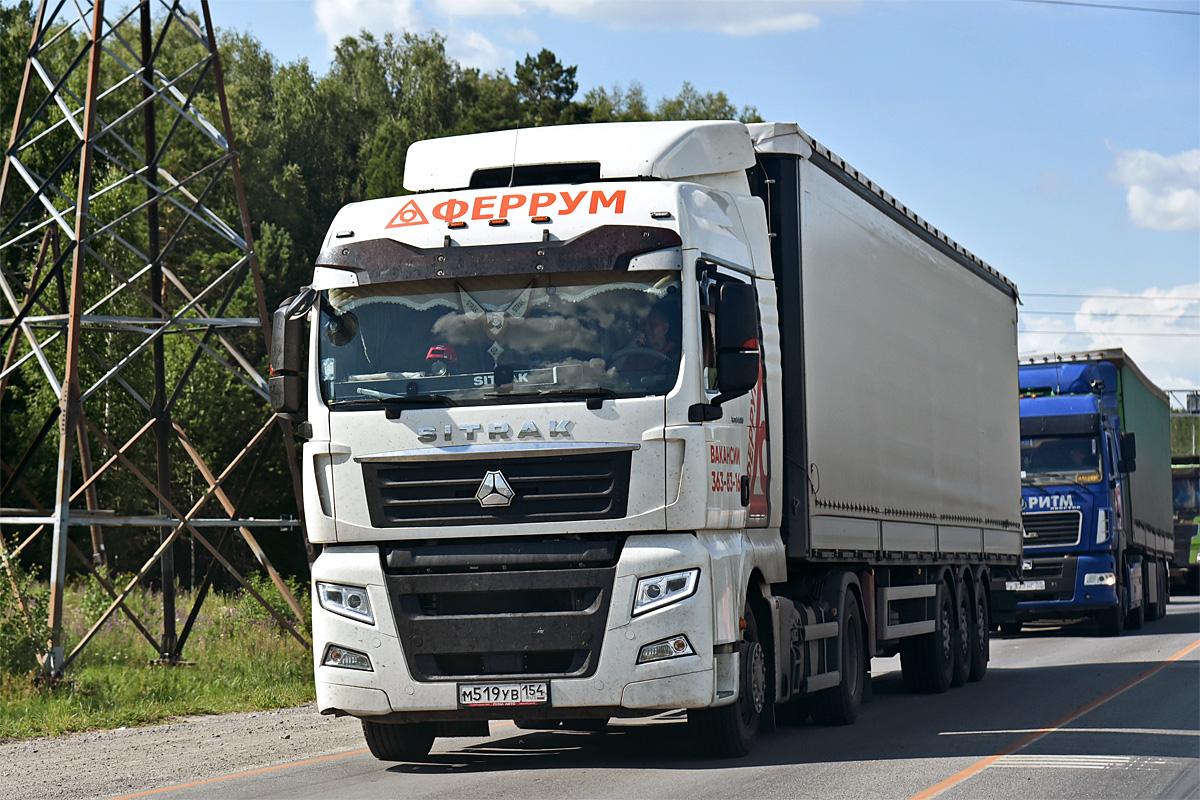 Новосибирская область, № М 519 УВ 154 — Sitrak C7H ZZ4186