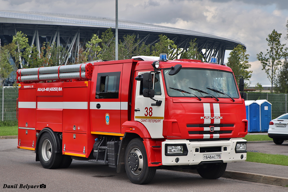 Санкт-Петербург, № Т 646 АС 198 — КамАЗ-43253-G5(69)
