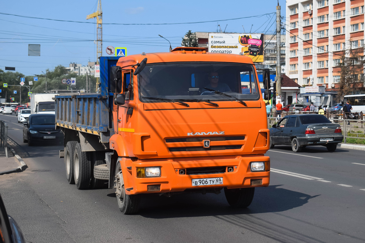 Тверская область, № В 906 ТУ 69 — КамАЗ-65115 (общая модель)
