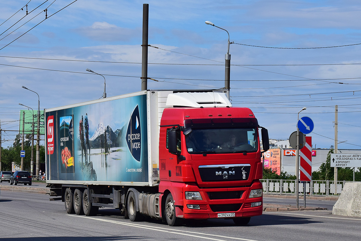 Волгоградская область, № Н 392 КК 37 — MAN TGX ('2007) 18.360