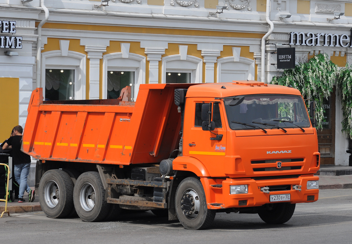 Омская область, № У 230 ВУ 55 — КамАЗ-65115-L4(19)