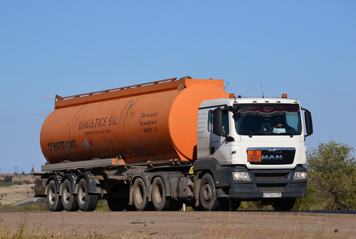 Волгоградская область, № В 776 РМ 134 — MAN TGS 26.400