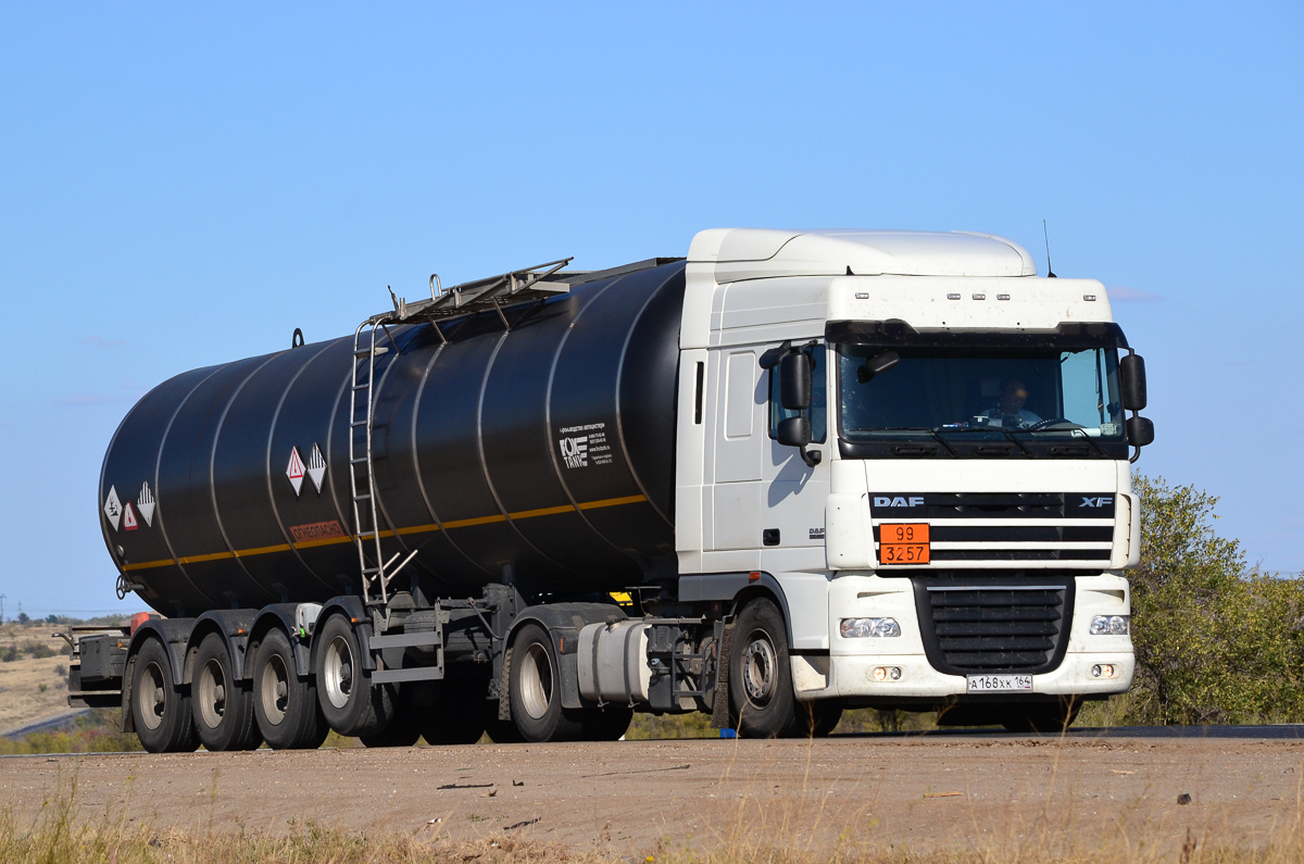 Саратовская область, № А 168 ХК 164 — DAF XF105 FT
