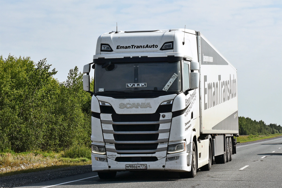 Челябинская область, № М 986 ЕМ 774 — Scania ('2016) S440