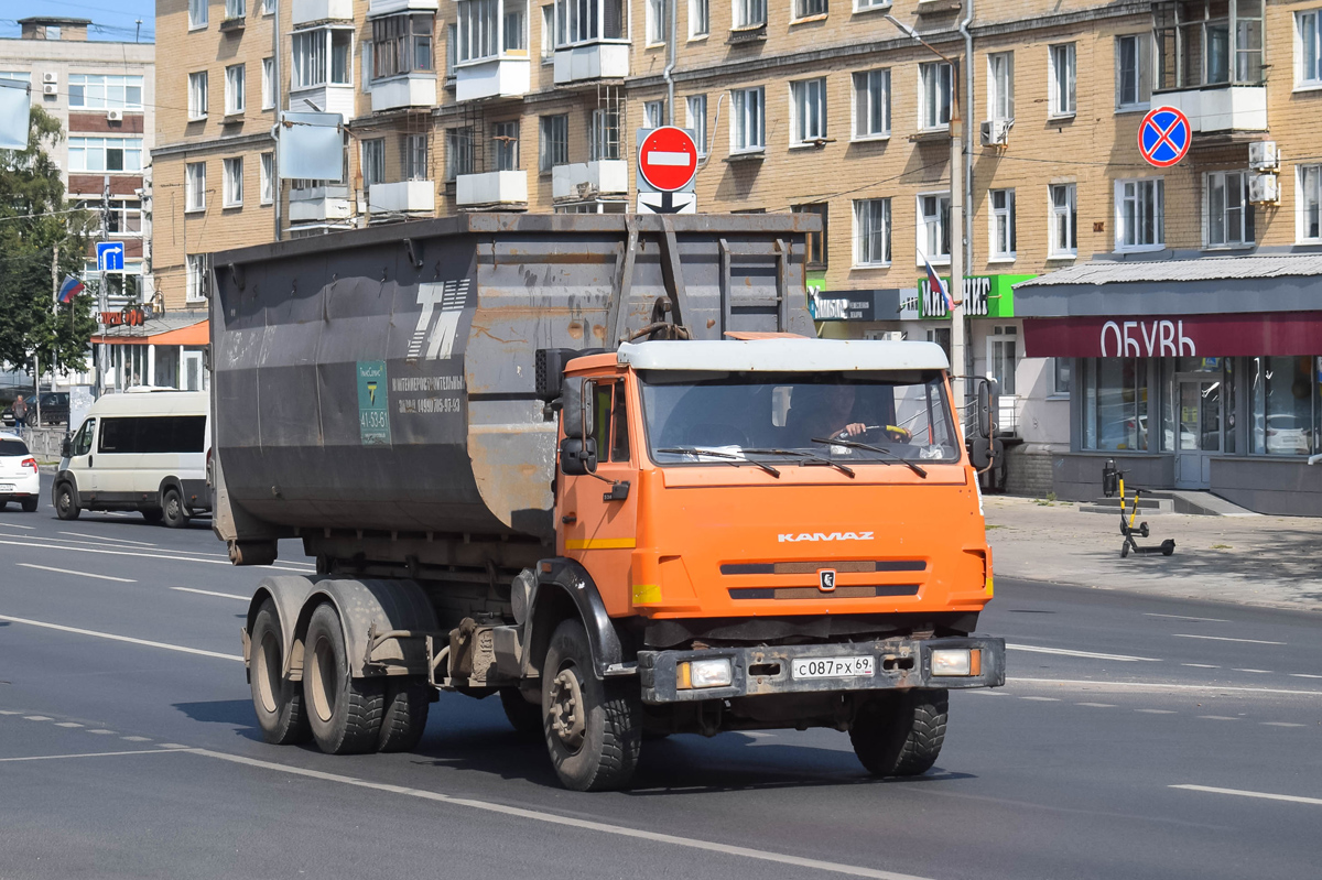 Тверская область, № С 087 РХ 69 — КамАЗ-65115-D3(97)
