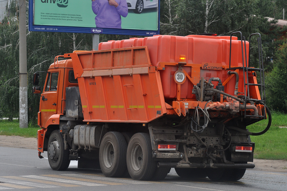 Омская область, № Х 120 СК 55 — КамАЗ-65115-A5(48)