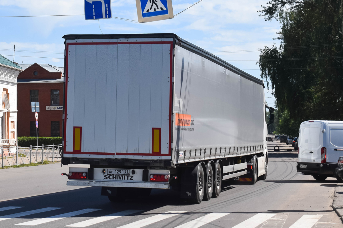 Тверская область, № АР 1291 69 — Schmitz Cargobull S.CS / SCB*S3T / S01