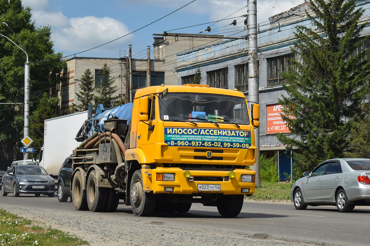 Алтайский край, № А 023 ТН 122 — КамАЗ-65116-N3(78)