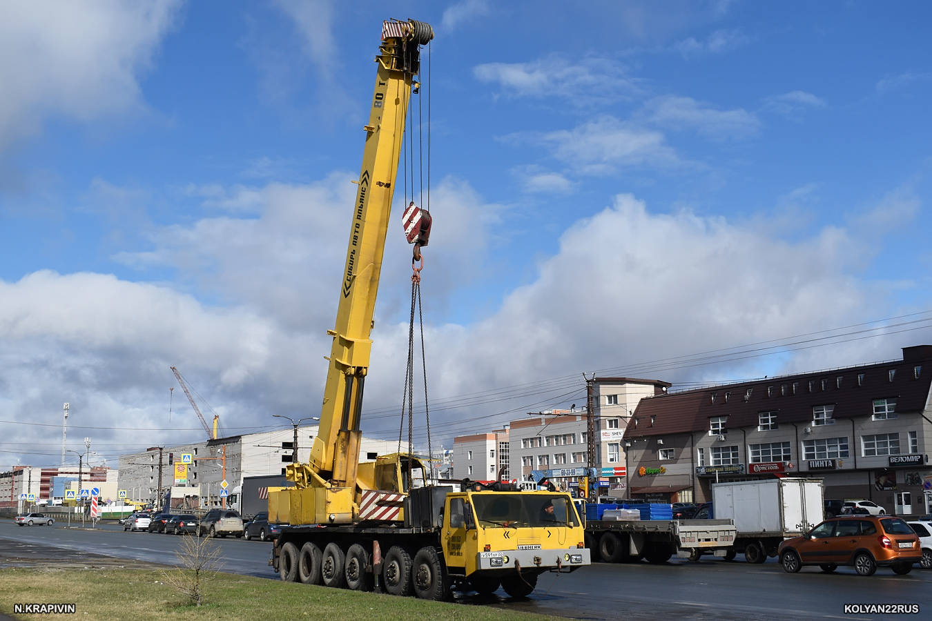 Алтайский край, № У 591 ХР 22 — Liebherr (общая модель)