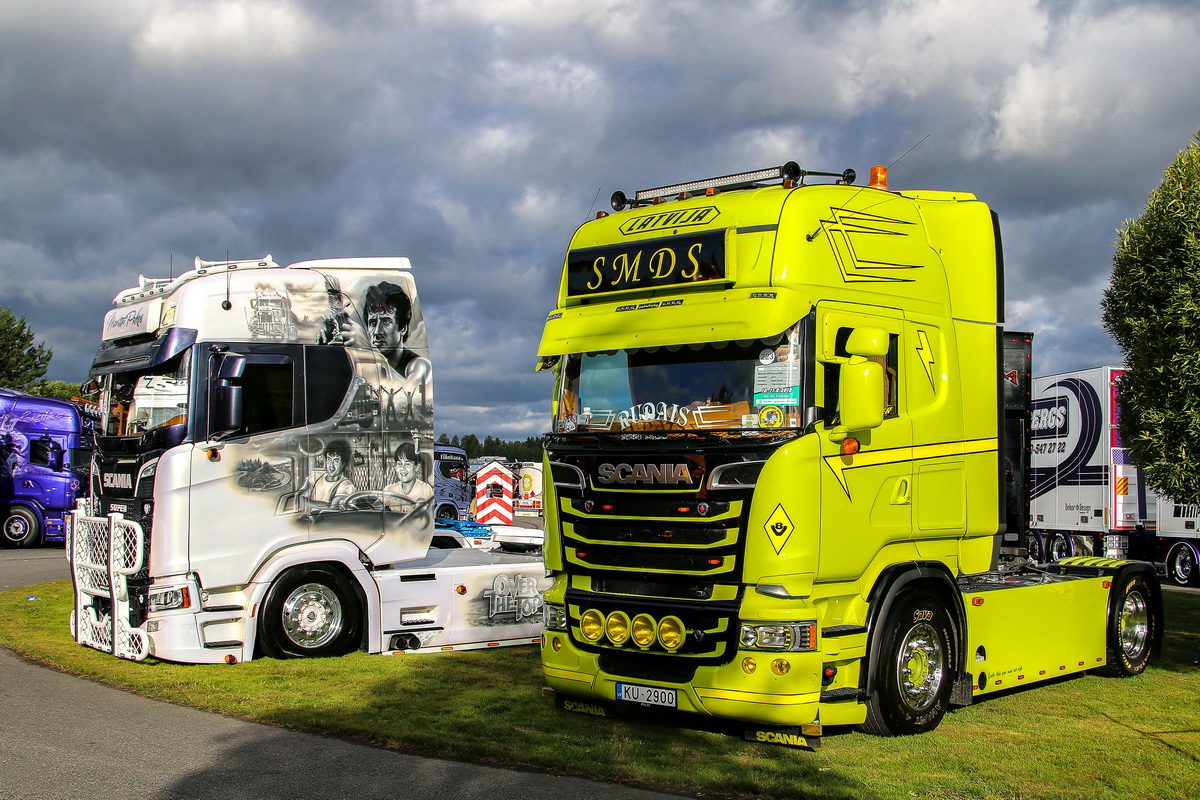 Латвия, № KU-2900 — Scania ('2013) R500; Финляндия — Power Truck Show 2018