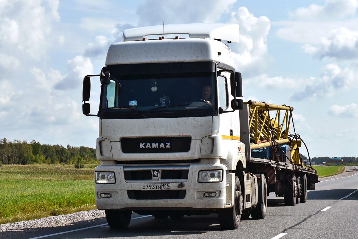 Свердловская область, № С 793 ТН 196 — КамАЗ-5490-S5(87)