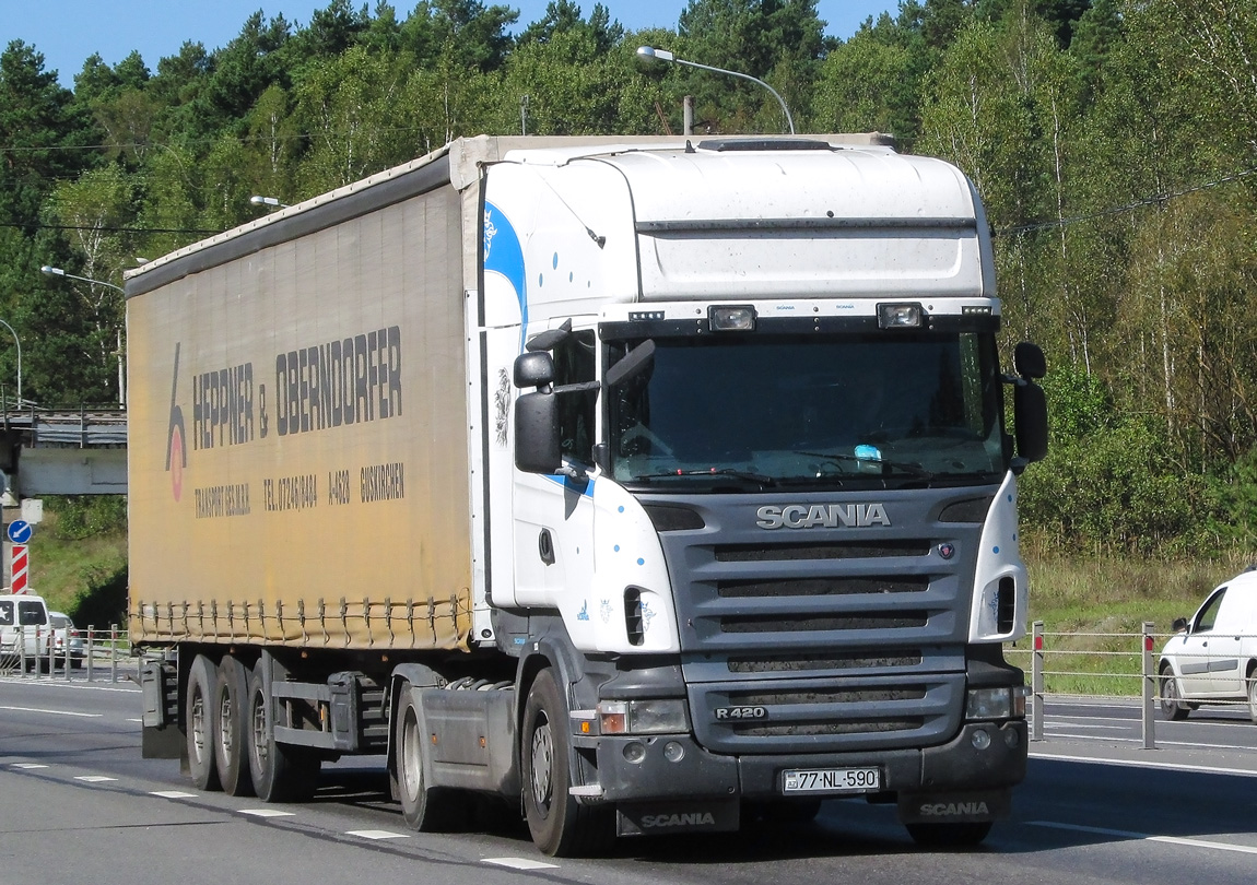 Азербайджан, № 77-NL-590 — Scania ('2004) R420