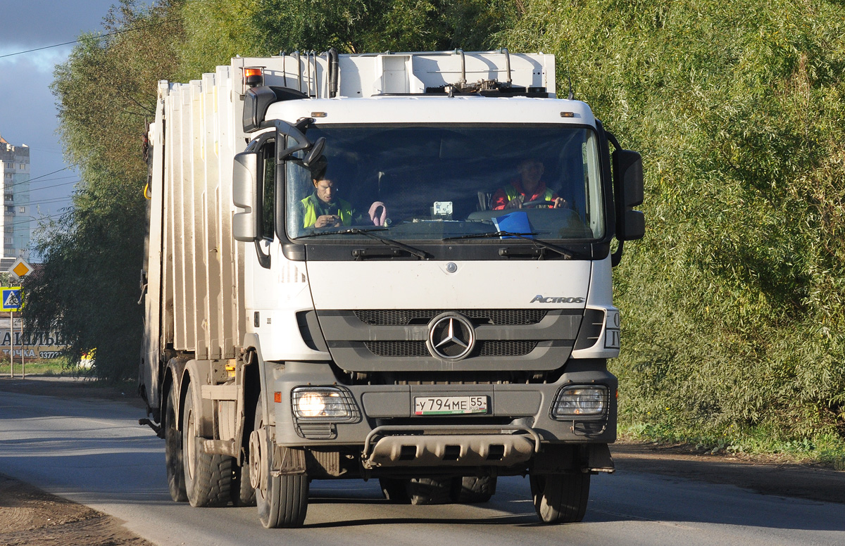 Омская область, № У 794 МЕ 55 — Mercedes-Benz Actros '09 3336 [Z9M]