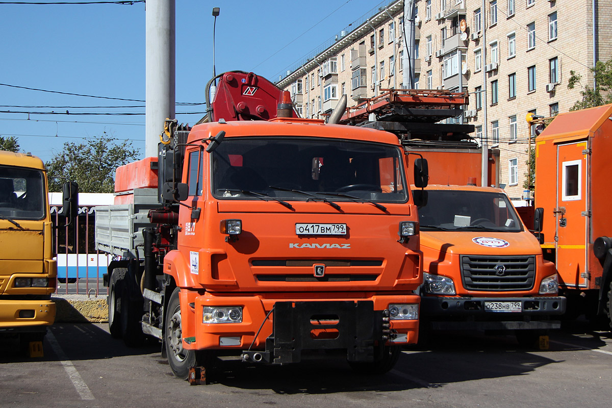 Москва, № О 417 ВМ 799 — КамАЗ-65115-L4(19)