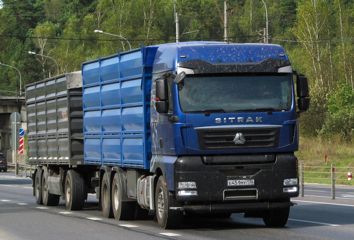 Воронежская область, № Е 451 МУ 136 — Sitrak C7H ZZ4256