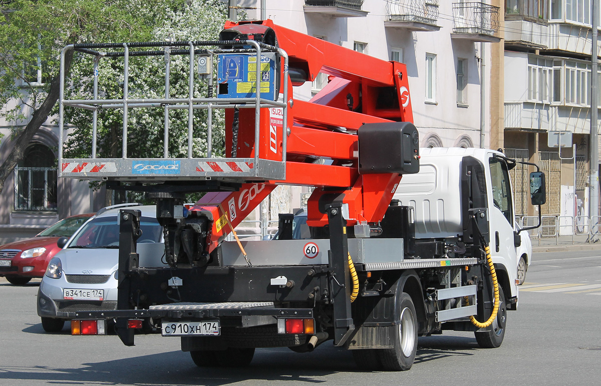 Челябинская область, № С 910 ХН 174 — Isuzu NPR75 [Z7X]