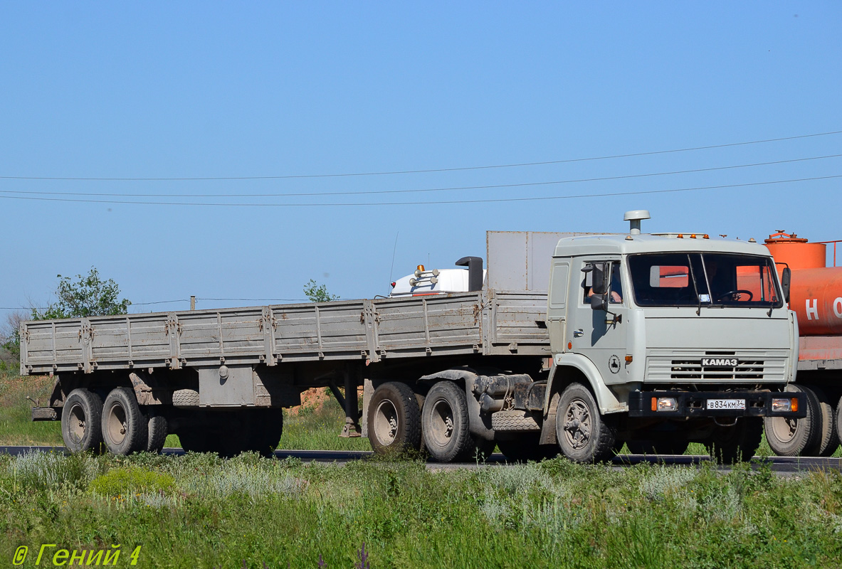 Волгоградская область, № В 834 КМ 34 — КамАЗ-55111 [551110]