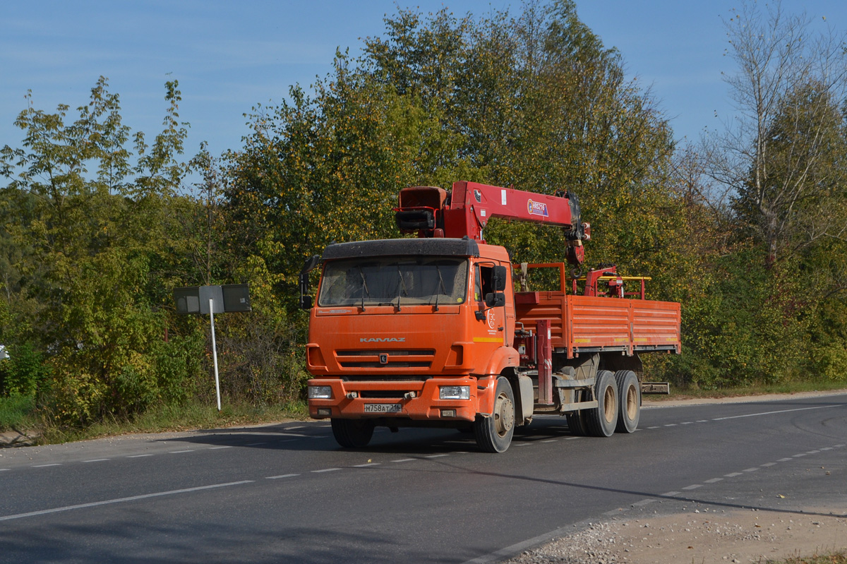 Татарстан, № М 758 АТ 716 — КамАЗ-65115-50