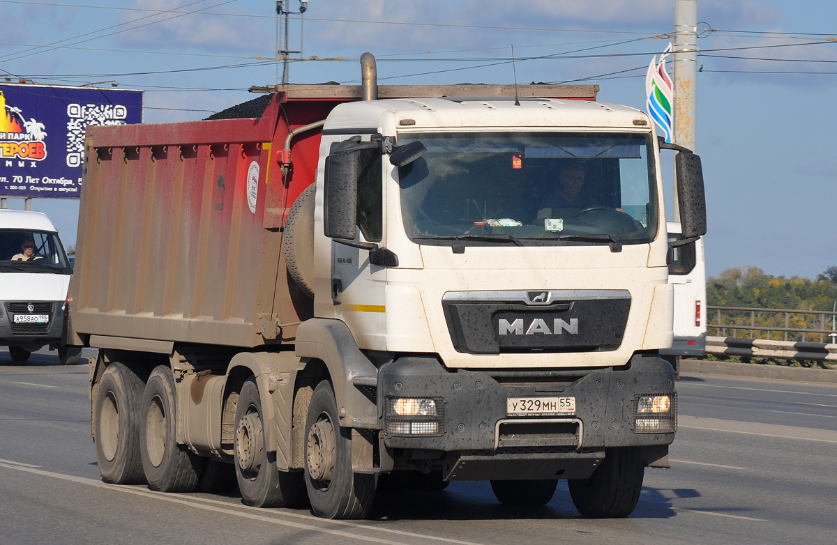 Омская область, № У 329 МН 55 — MAN TGS 41.400