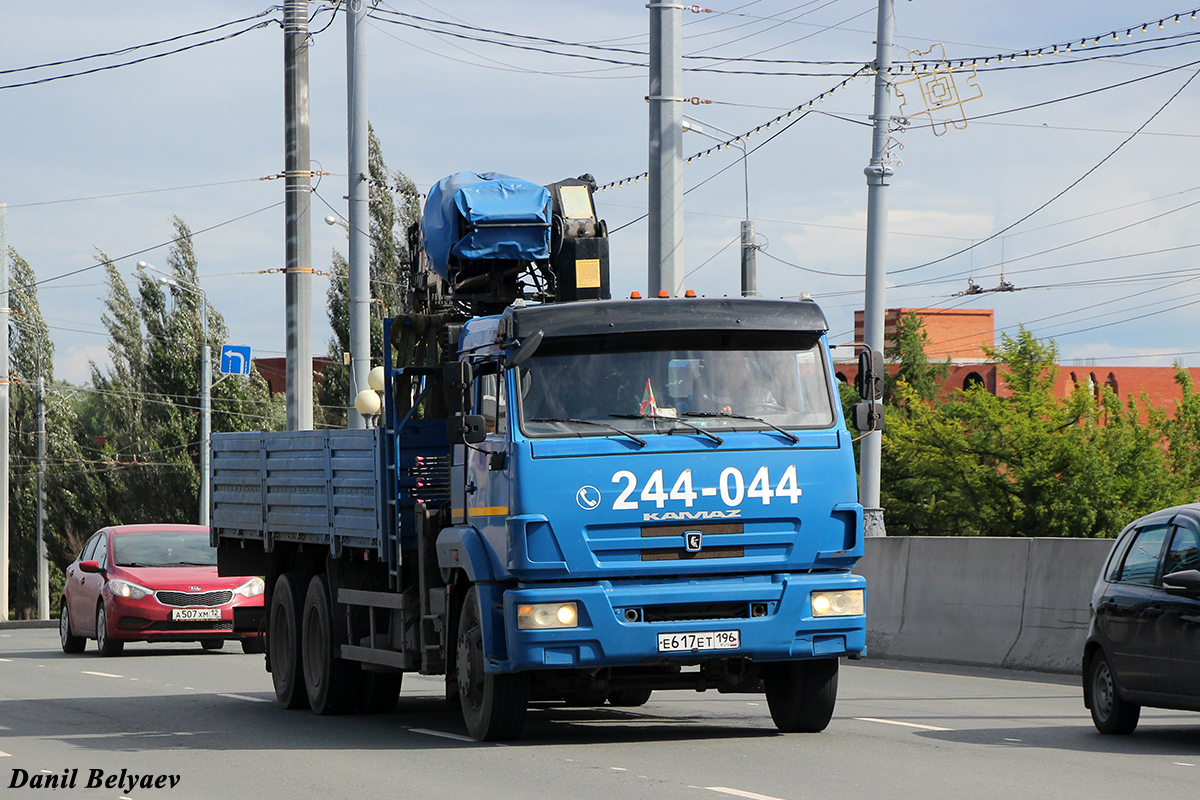 Марий Эл, № Е 617 ЕТ 196 — КамАЗ-65117-N3(78)