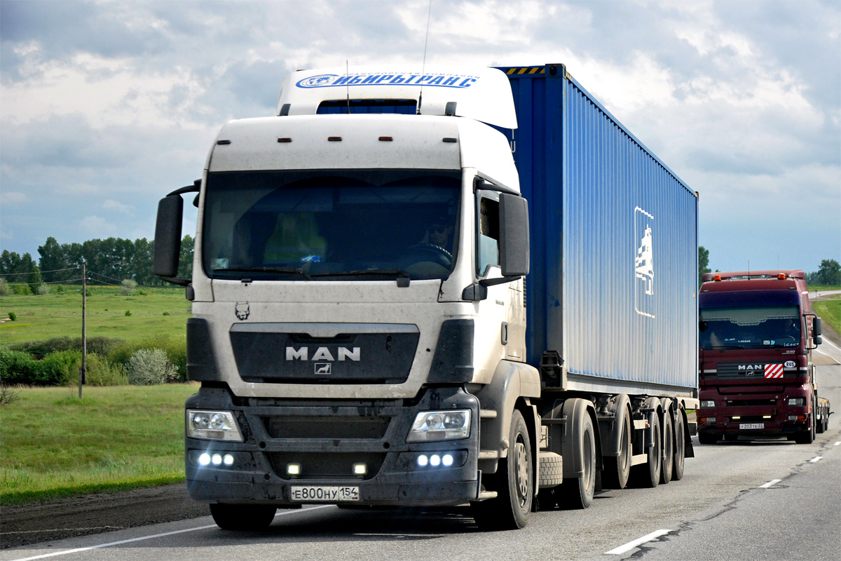 Новосибирская область, № Е 800 НУ 154 — MAN TGS 19.400