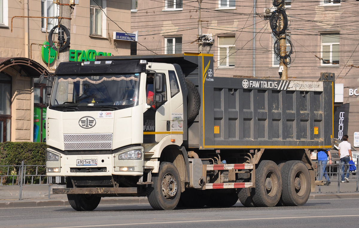 Омская область, № А 901 НВ 155 — FAW J6 CA3250