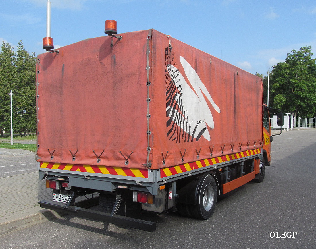 Брестская область, № АМ 3348-1 — Isuzu Elf (общая модель); Витебская область — Семинар по эксплуатации республиканских автомобильных дорог 2024