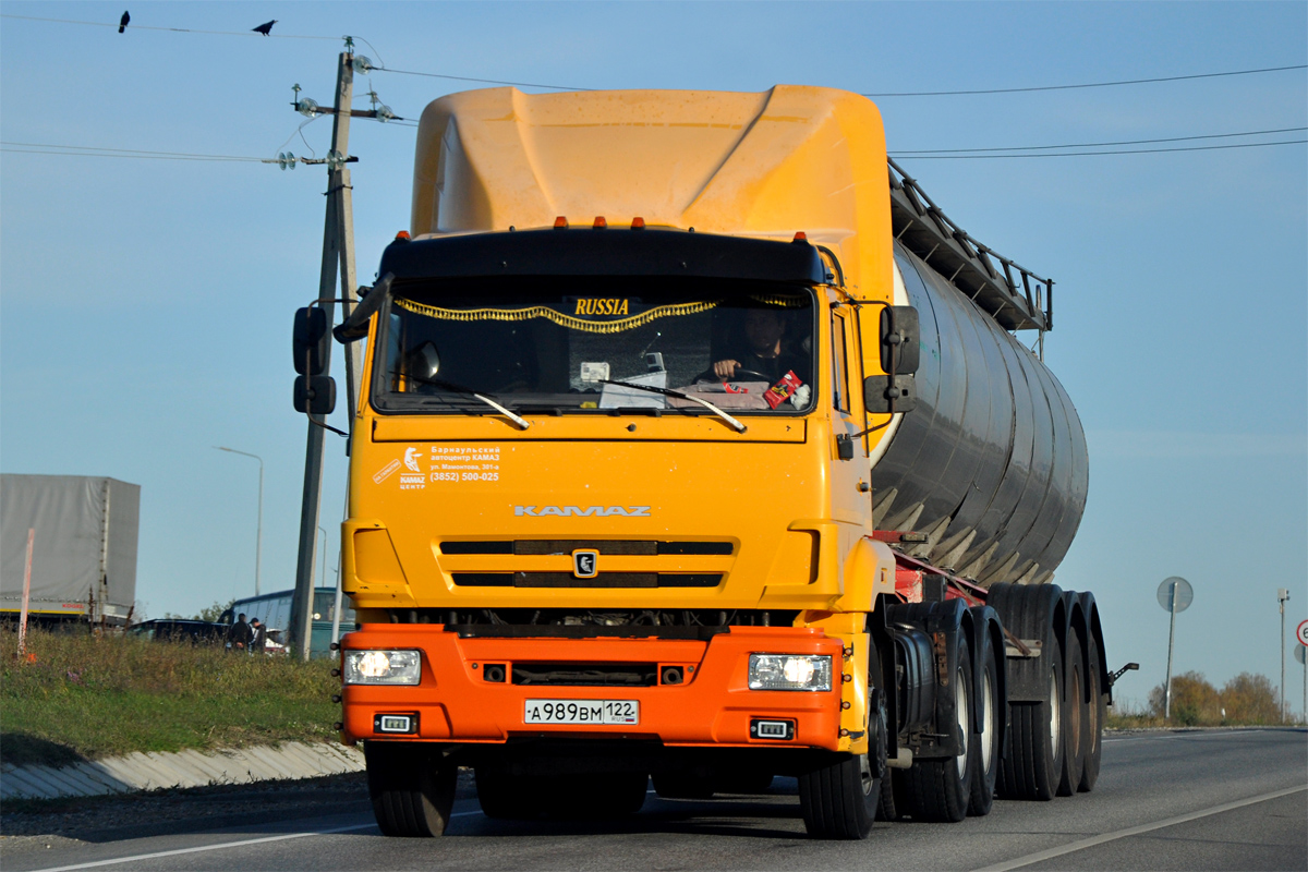 Алтайский край, № А 989 ВМ 122 — КамАЗ-65116-A5(48)
