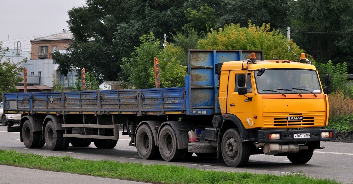 Кемеровская область, № К 383 ВХ 142 — КамАЗ-65116-N3(78)